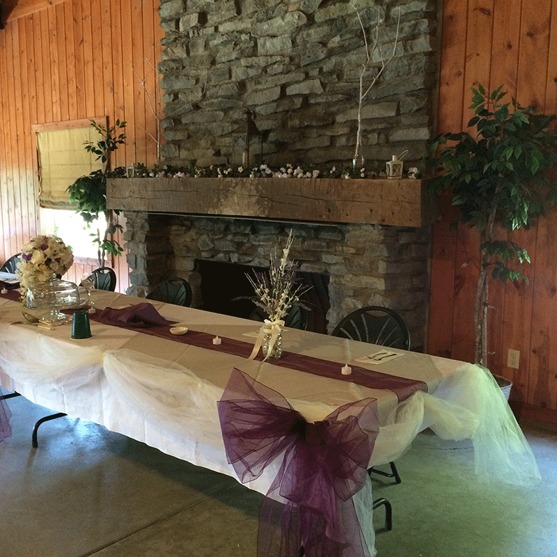 Fireplace Inside Ohio Bird Sanctuary